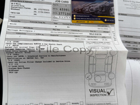 Citroen Berlingo Multispace 1.6 Berlingo Multispace Flair Blue HDi Semi-Auto 5dr 102