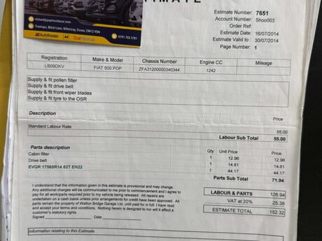 Fiat 500 1.2 500 Pop 3dr 82