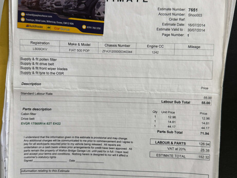 Fiat 500 1.2 500 Pop 3dr 82