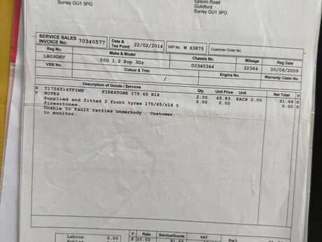 Fiat 500 1.2 500 Pop 3dr 87