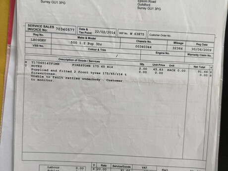 Fiat 500 1.2 500 Pop 3dr 87
