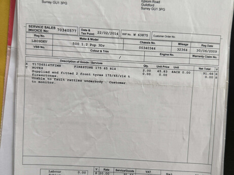 Fiat 500 1.2 500 Pop 3dr 87
