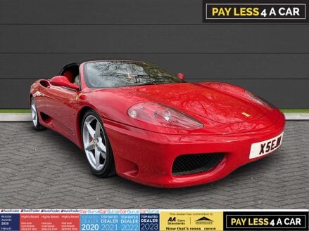 Ferrari 360 3.6 Spider 2dr Petrol Manual (440 g/km, 400 bhp)