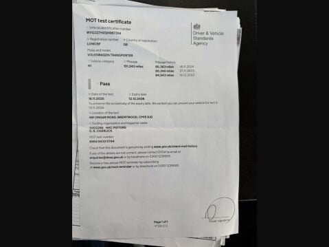 Volkswagen Transporter 2.0 Transporter T28 Trendline TDI BlueMotion Technology 101