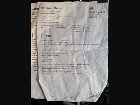 Mercedes-Benz B Class 2.1 B 200 AMG Line Premium D Auto 5dr 110