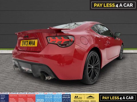 Toyota GT86 2.0 GT86 D-4S Auto 2dr 2