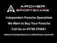 Archer Sportscars want to buy your Porsche