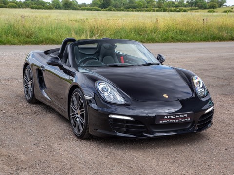 Porsche 981 Boxster S in Jet Black