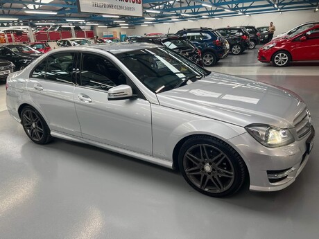 Mercedes-Benz C Class 2.1 C220 CDI BlueEfficiency AMG Sport Plus G-Tronic+ Euro 5 (s/s) 4dr 9