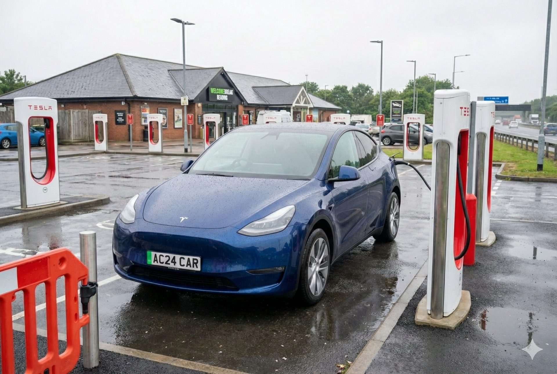 Tesla Model Y rear view