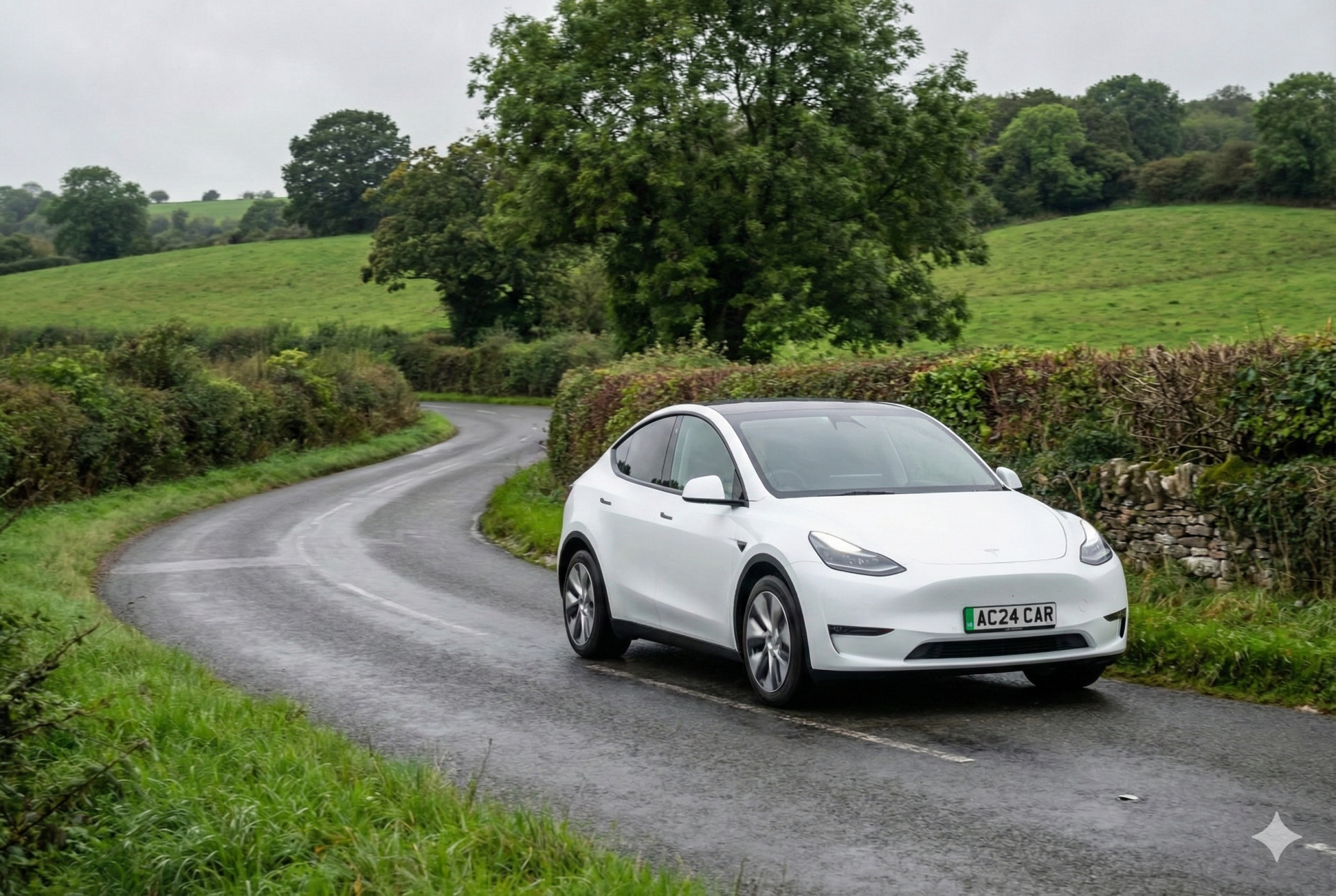 Tesla Model Y side profile