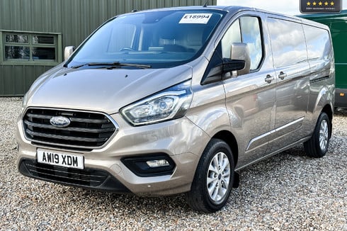 Ford Transit Custom LWB L2H1 (SOLD IS) 300 Limited 130hp Alloys Air Con Sensors Cruise EURO 6