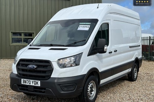 Ford Transit LWB L3H3 (SOLD IS) High Roof 350 Leader AIR CON!!! Ecoblue Side Door EURO 6