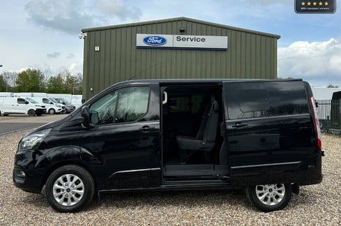 Ford Transit Custom AUTOMATIC Crew Cab SWB L1H1 320 Limited 170ps Alloys Air Con Sensors Cruise