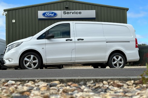 Mercedes-Benz Vito LWB L2H1 114 [SOLD IS] 136ps Alloys A/C Sensors Twin Side Doors Leather Ste