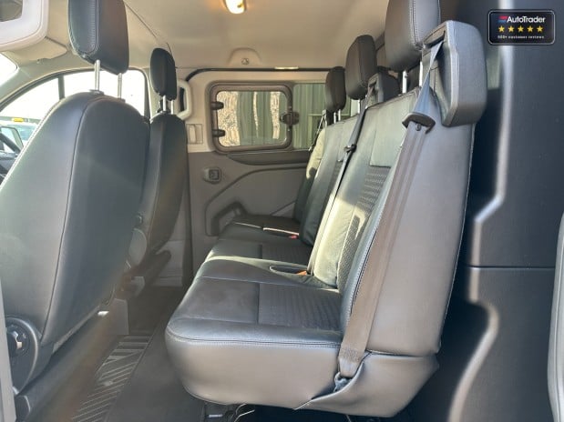 Ford Transit Custom AUTO Crew Cab SWB L1 320 Sport 180hp 5 Seats Tailgate Alloys Air EURO 6 13
