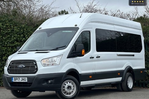 Ford Transit Minibus XLWB L4H3 High Roof Sun Roof 460 Trend 135ps 17 Seats Air Con Senso