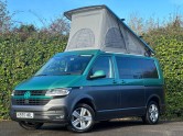 Volkswagen Transporter Camper Day Van Bed and Pop Top Highline New Shape T32 EURO 6 No VAT 1