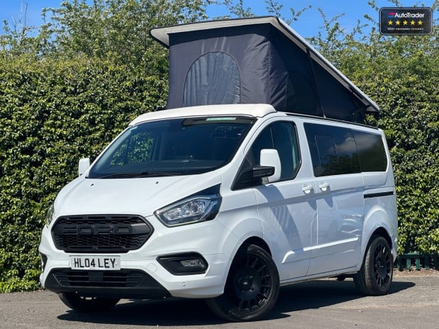 Ford Transit Custom Camper Auto Limited Pop Top Awning Tent TV Carplay NO VAT EURO 6 1
