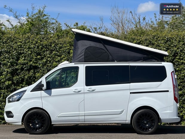 Ford Transit Custom Camper Auto Limited Pop Top Awning Tent TV Carplay NO VAT EURO 6 41