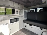 Volkswagen Transporter Camper Highline New Shape Kitchen Pop Top 4 Berth Rock N Roll Bed T28 Tdi P 11