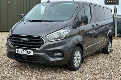 Ford Transit Custom AUTOMATIC (SOLD CR) Crew Cab LWB L2H1 320 Limited DCIV Ecoblue 170ps! Alloy