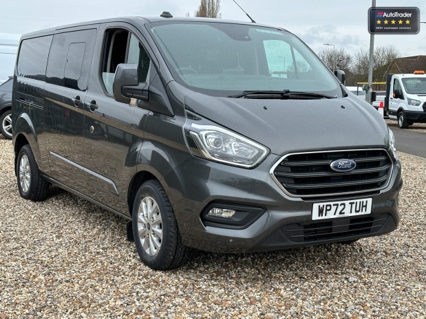 Ford Transit Custom AUTOMATIC (SOLD CR) Crew Cab LWB L2H1 320 Limited DCIV Ecoblue 170ps! Alloy 4