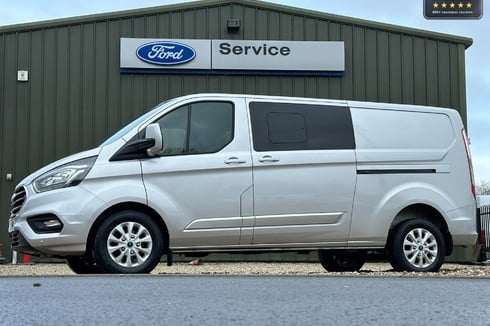 Ford Transit Custom AUTOMATIC Crew Cab LWB L2H1 170ps 320 Limited Alloys Air Con Sensors Cruise