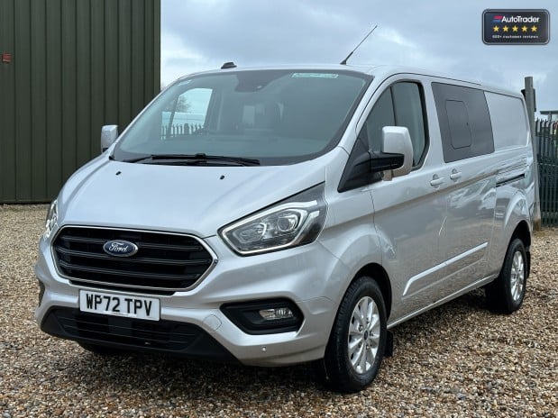Ford Transit Custom AUTOMATIC Crew Cab LWB L2H1 170ps 320 Limited Alloys Air Con Sensors Cruise 2