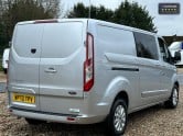 Ford Transit Custom AUTOMATIC Crew Cab LWB L2H1 170ps 320 Limited Alloys Air Con Sensors Cruise 6