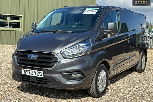 Ford Transit Custom AUTOMATIC LWB (SOLD IS) L2H1 170hp 340 Limited Alloys Air Con Sensors Cruis