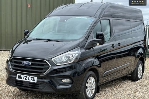 Ford Transit Custom AUTOMATIC LWB L2H2 High Roof 170hp 340 Limited Alloys Air Con Sensors Cruis
