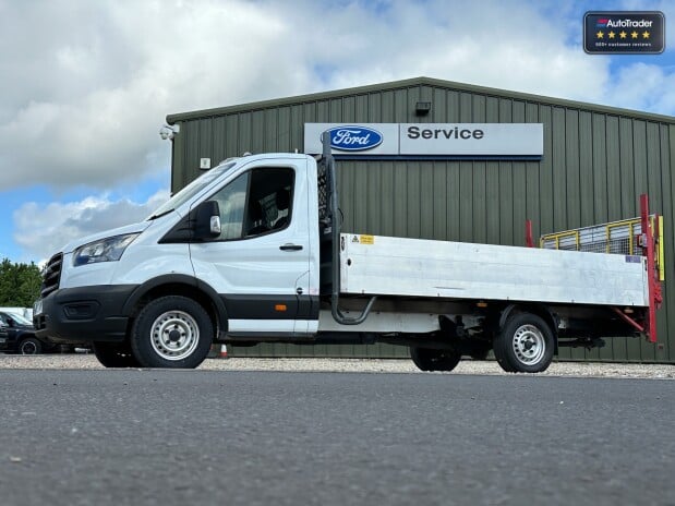 Ford Transit Dropside Tailift XLWB L4 350 Leader C/C Ecoblue Tacho EURO 6 1