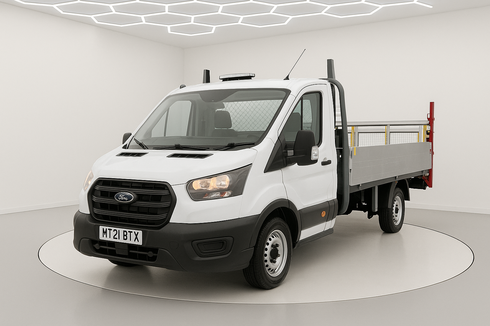 Ford Transit Dropside Tailift XLWB L4 350 Leader C/C Ecoblue Tacho EURO 6