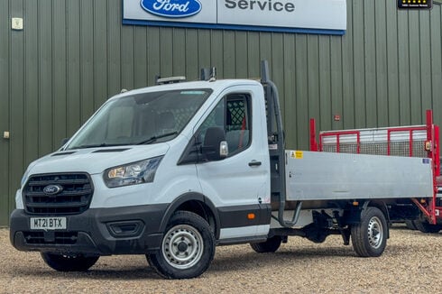 Ford Transit Dropside Tailift XLWB L4 350 Leader C/C Ecoblue Tacho EURO 6