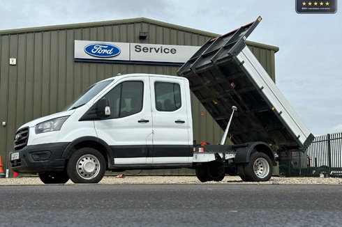Ford Transit Double Cab [SOLD CR] Tipper LWB T350 170Ps DRW Leader Crc Ecoblue ONE WAY E