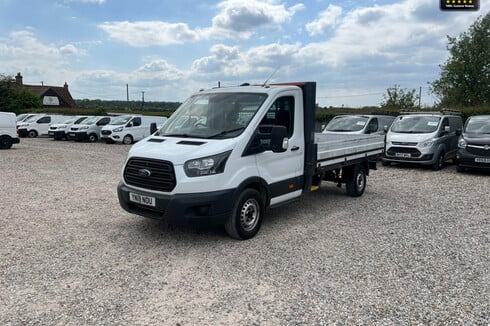 Ford Transit LWB Dropside With Curtain Cover 350 EURO 6 NO VAT