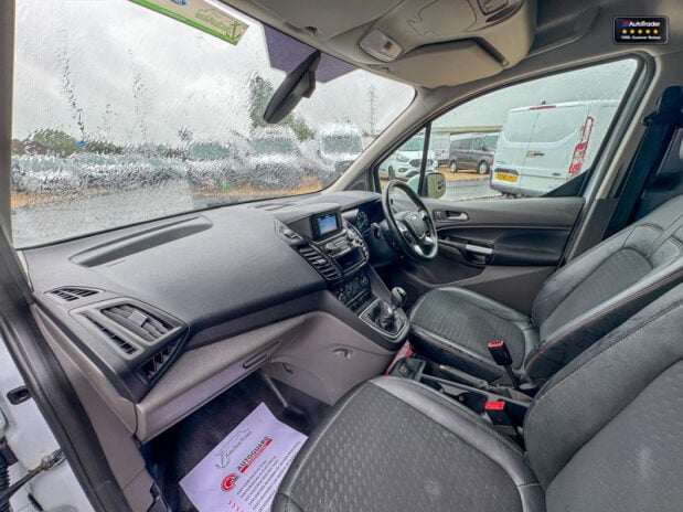 Ford Transit Connect SWB L1H1 200 Sport With Alloys Air Con Part Leather Heated Seats Sensors EU 12