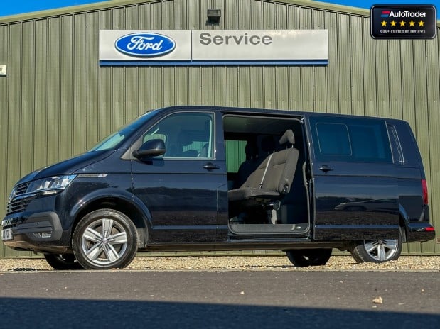 Volkswagen Transporter Crew Cab LWB L2H1 T32 150BHP Kombi Highline Alloys Air Con Sensors EURO 6 1