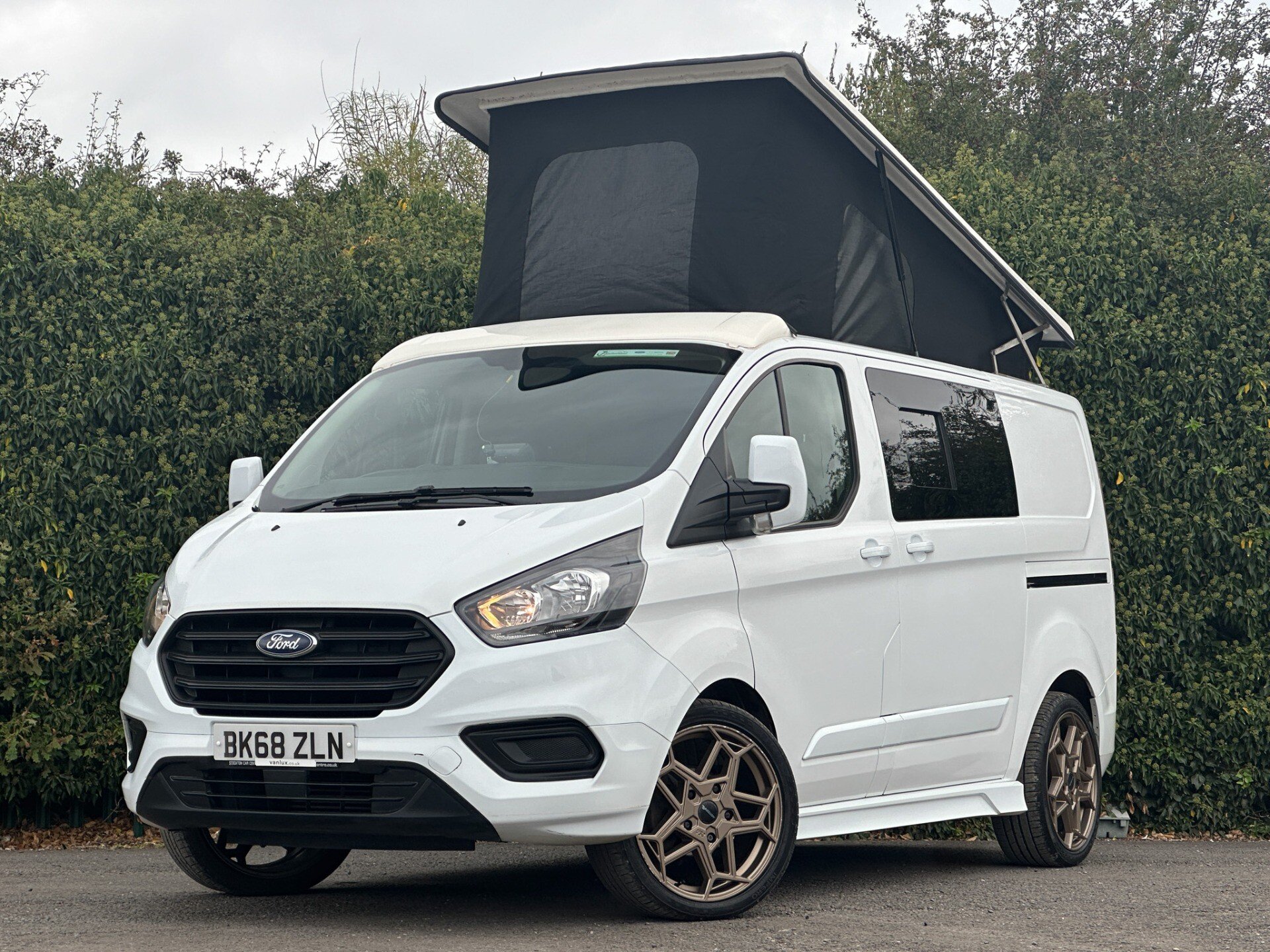 Used 2018 Ford Transit Custom Camper New Shape Pop Top 4 Berth Kitchen 300 Euro 6 for sale Anchor Vans