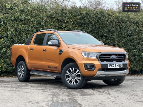Ford Ranger AUTO Crew Cab 4X4 Wildtrak 215bhp Auto Alloys Air Con Sensors Cruise EURO 6 3