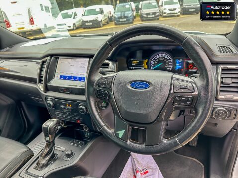 Ford Ranger Crew Cab AUTO 4X4 Wildtrak 213 BHP Camera Nav EURO 6 NO VAT 30