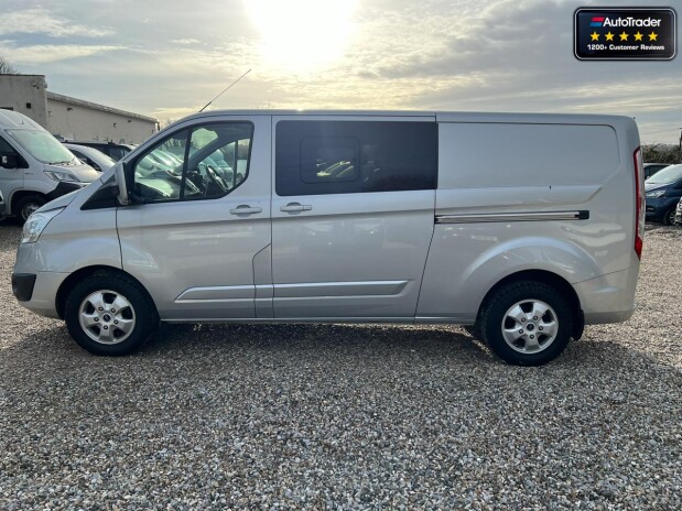 Ford Transit Custom Crew Cab AUTO LWB L2H1 310 Limited Air Con Cam Sensors EURO 6 NO VAT 1