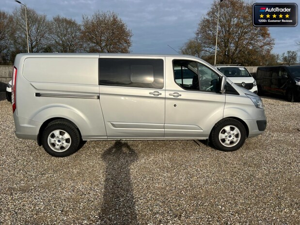 Ford Transit Custom Crew Cab AUTO LWB L2H1 310 Limited Air Con Cam Sensors EURO 6 NO VAT 5