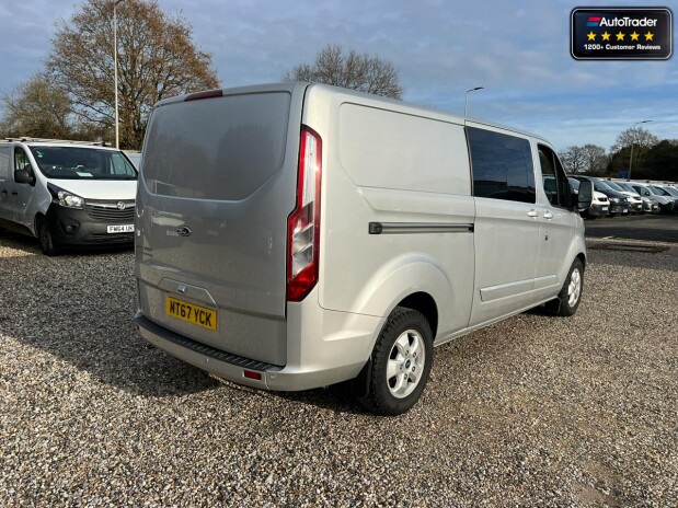 Ford Transit Custom Crew Cab AUTO LWB L2H1 310 Limited Air Con Cam Sensors EURO 6 NO VAT 6