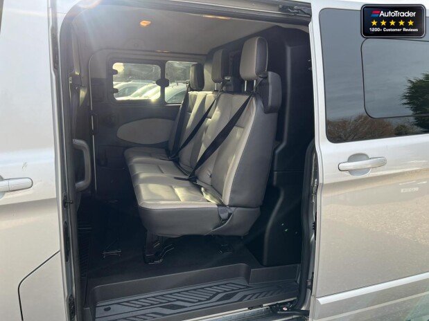 Ford Transit Custom Crew Cab AUTO LWB L2H1 310 Limited Air Con Cam Sensors EURO 6 NO VAT 12