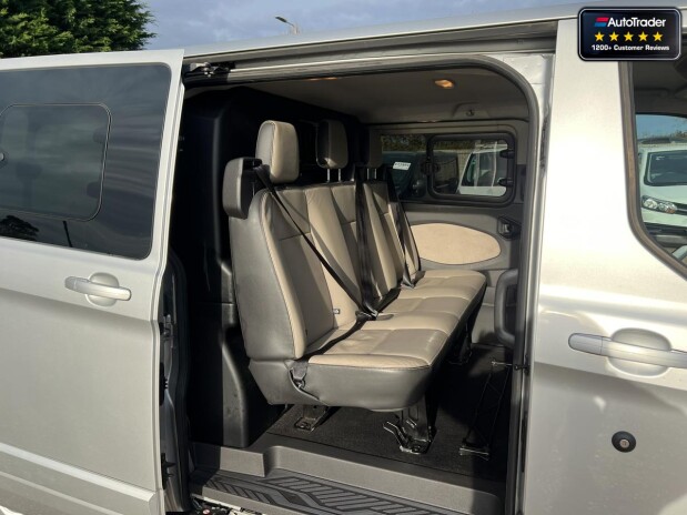 Ford Transit Custom Crew Cab AUTO LWB L2H1 310 Limited Air Con Cam Sensors EURO 6 NO VAT 20