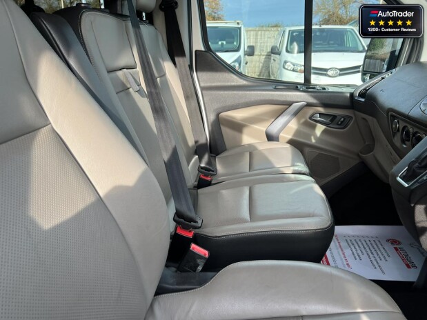 Ford Transit Custom Crew Cab AUTO LWB L2H1 310 Limited Air Con Cam Sensors EURO 6 NO VAT 25