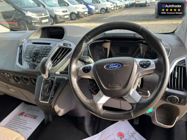 Ford Transit Custom Crew Cab AUTO LWB L2H1 310 Limited Air Con Cam Sensors EURO 6 NO VAT 30