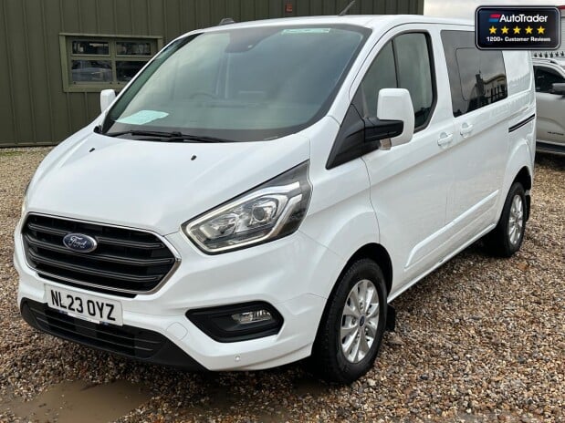 Ford Transit Custom Crew Cab AUTO SWB L1H1 320 Limited Alloys Air Con Sensors EURO 6 3